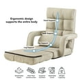 thumbnail image 4 of Arina Fauteuil Inclinable/chaise de Sol en Lin - 5 Positions Réglables, Pliable, 4 of 8