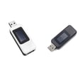 thumbnail image 3 of Eigraketly Probador de USB ABS, Mini pantalla LCD Digital portátil, electrónica multifuncional, medidor de temperatura de corriente de voltaje Medidores de medidas dimensionales Blanco, 3 of 6