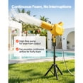 thumbnail image 4 of KFFKFF Foam Machine, Handheld Spray Foam Cannon Party Machine, Bubble Cannon with Fan & Triangular Structure, Dense Foams Maker, Continuous Foams Output, 4 of 9