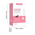 thumbnail image 3 of Eyelash Shampoo Grafting Eyelash Nutrient Solution Gentle Makeup Removal Care Manic Eyelash Cleaner 100ml, 3 of 8