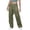 A2 JN, variant on Women's Baggy Cargo Pants High Waisted Parachute Pants Loose Fit Wide Leg Joggers Elastic Drawstring Waist Techwear Trousers Y2K Streetwear Casual Lounge Pants Utility Track Pants Black XS
