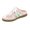 Pink, variant on Women's Lace Up Walking Sneakers, Breathable Mesh Tennis Shoes, Lightweight Trendy Daily Commute Outdoor Casual Athletic Shoes Beige