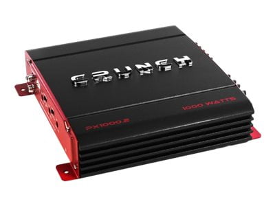 Crunch PX1000.2 1000 Watts 2-Channel Class AB Car Amplifier w/ Free Amp Kit 