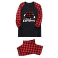 thumbnail image 3 of Odeerbi Christmas Pajamas for Family Plaid Holiday Long Sleeve Family Christmas Pajamas Matching Sets Dad Fashion Plaid Print Blouse Tops Pants Sleepwear Xmas Family Matching PJs Set Red, 3 of 5