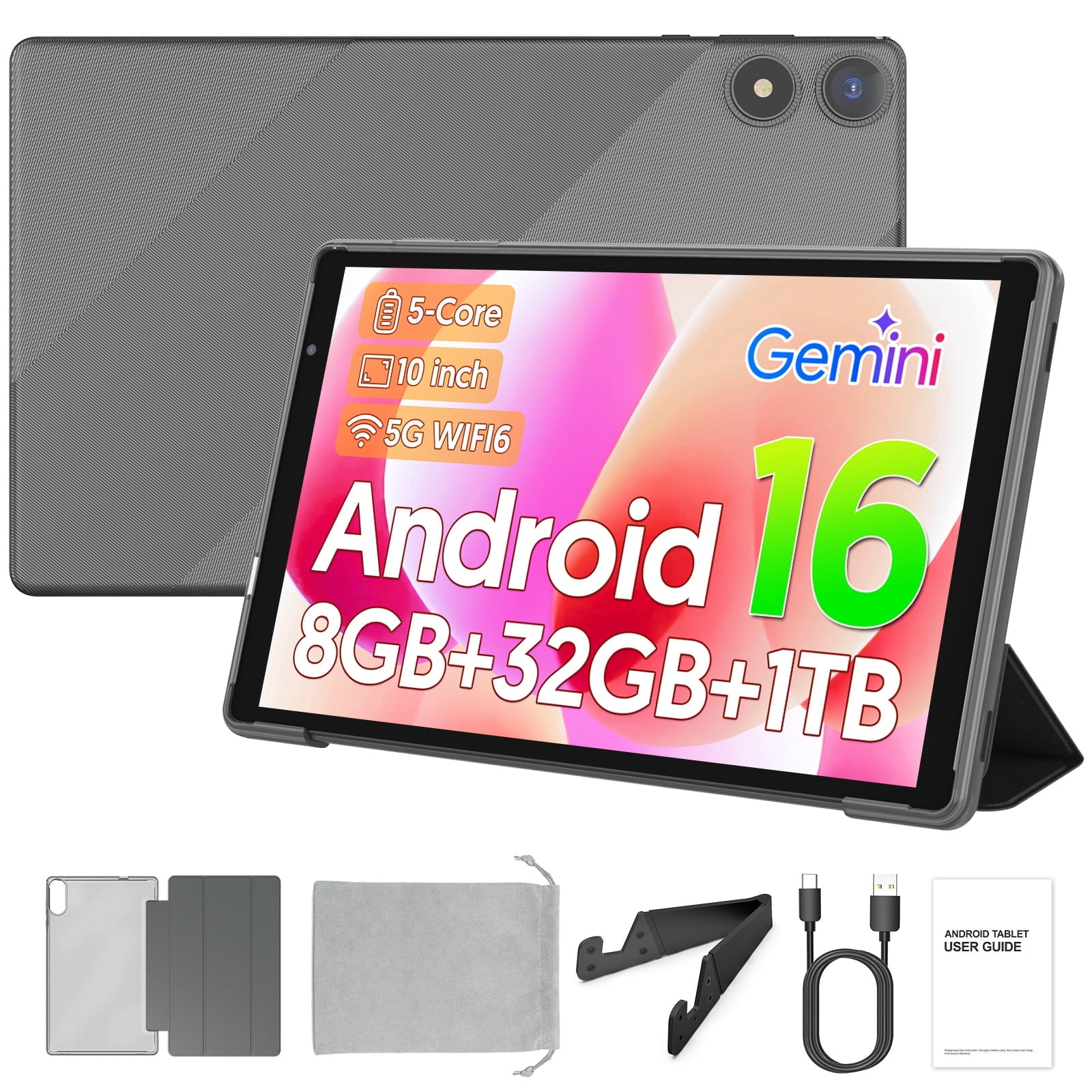 Headwolf FPad5 Pro Android 14 Tablet, 8.4 Inch FHD Display, MTK