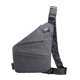 thumbnail image 3 of Bolso bandolera para hombre, bolso de pecho, mochila informal, bolso bandolera para correr Gris derecho, 3 of 8
