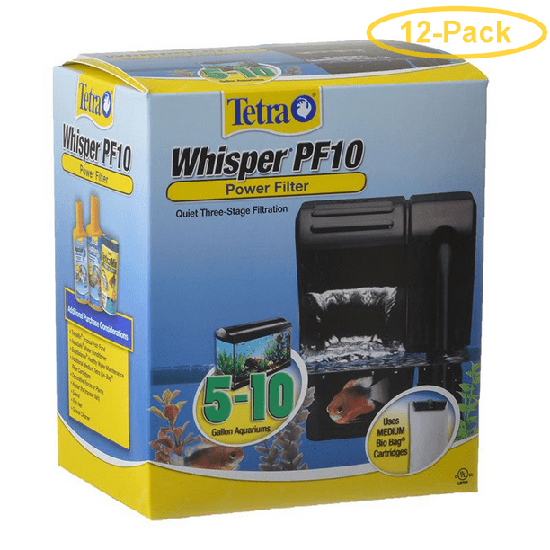 Tetra Whisper PF10 Power Filter PF10 (510 Gallon Aquariums) Pack of