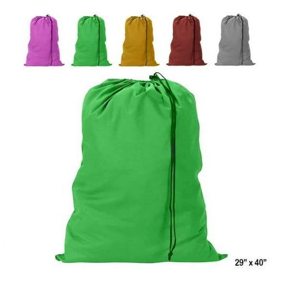 Extra Large Washable Laundry Bag Heavy Duty Hamper Drawstring College 28" X 36"
