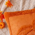thumbnail image 6 of Pumpkin Fall Orange Throw Pillow Covers 18 x 18, Set of 1 Soft Plush Couch Sofa Pillows Cushion Covers Cases, 6 of 7