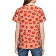 thumbnail image 5 of Honeii Tomato Print Youth Short Sleeve T-Shirt,Boys Athletic Shirt,Quick Dry Short Sleeve Performance Moisture Wicking T Shirt, 5 of 6