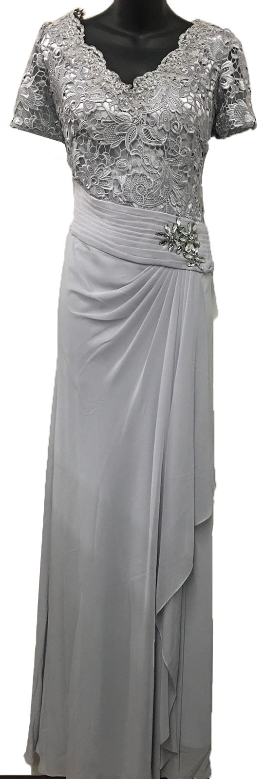 silver dress size 18