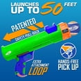 thumbnail image 2 of Lanzador de pelotas de tenis Pet Toy Nerf Dog de 15 m de alcance con 3 pelotas, 2 of 7