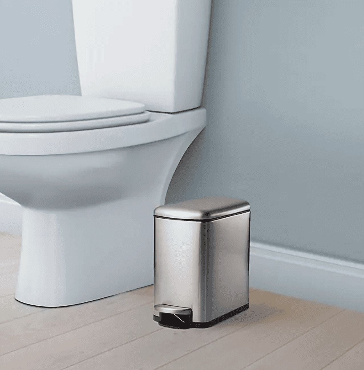 Tramontina 1.6 Gallon Step Trash Cans, 2 pack