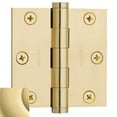 thumbnail image 5 of Baldwin 1030.I 3" X 3" Solid Brass Square Corner Plain Bearing Mortise Hinge - Chrome, 5 of 7