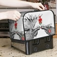 thumbnail image 7 of Picia Moose Kissing Under Mistletoe Print 2 Slice Toaster Cover , Toaster Protector Dustproof Kitchen Appliance Cover, Kitchen Appliance Dustproof Protector, 7 of 7