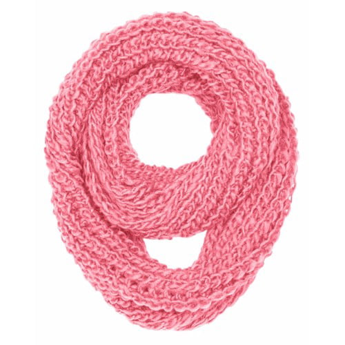 Peach Couture Hand Thick Knit Infinity loop Scarves Warm Colors - Walmart.com
