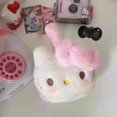 thumbnail image 4 of Orejeras de Hellokittys de dibujos animados para mujer, calentadores de orejas anticongelantes de felpa de invierno, ajustables, cálidos y antifríos para exteriores, Anime Kawaii, 4 of 5