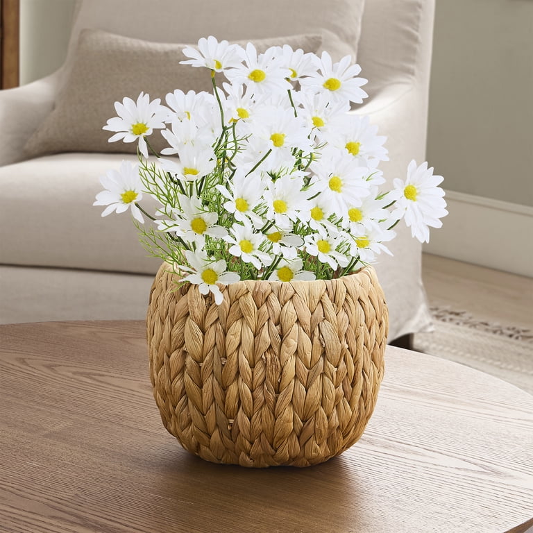 Home Decor Collection 8" Faux Rattan Wall Basket photo 4