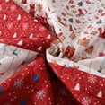 thumbnail image 6 of Christmas Themed 3 Pcs Patchwork Quilt Set Snowflake Design Cozy Bedspread for Holiday Season, 6 of 12