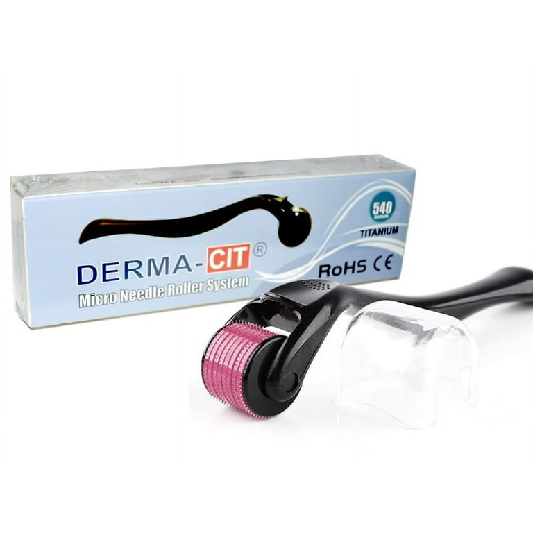 0.5-3.0mm 540 Titanium Microneedle Derma Roller Dermaroller Micro Needle  Skin
