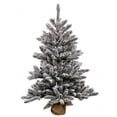 thumbnail image 1 of Vickerman B160543LED Anoka Floqué avec Arbre de Table Dura-Éclairé avec Lumières LED Blanc Chaud, 42 Po., 1 of 2