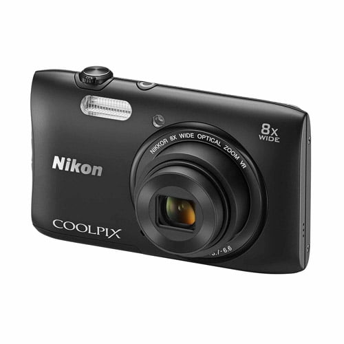 Nikon Coolpix S3600 20.1 Megapixel Compact Camera, Black