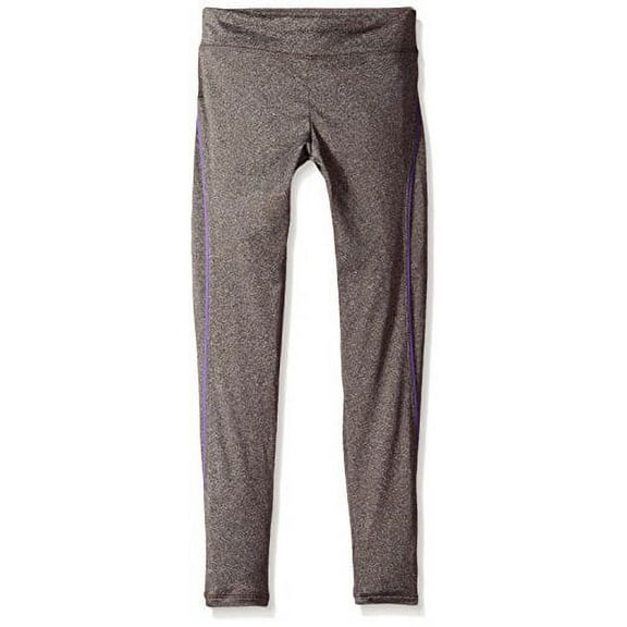 Layer 8 Girls Kids Girls' Little Performance Pant, Granite Heather, Medium