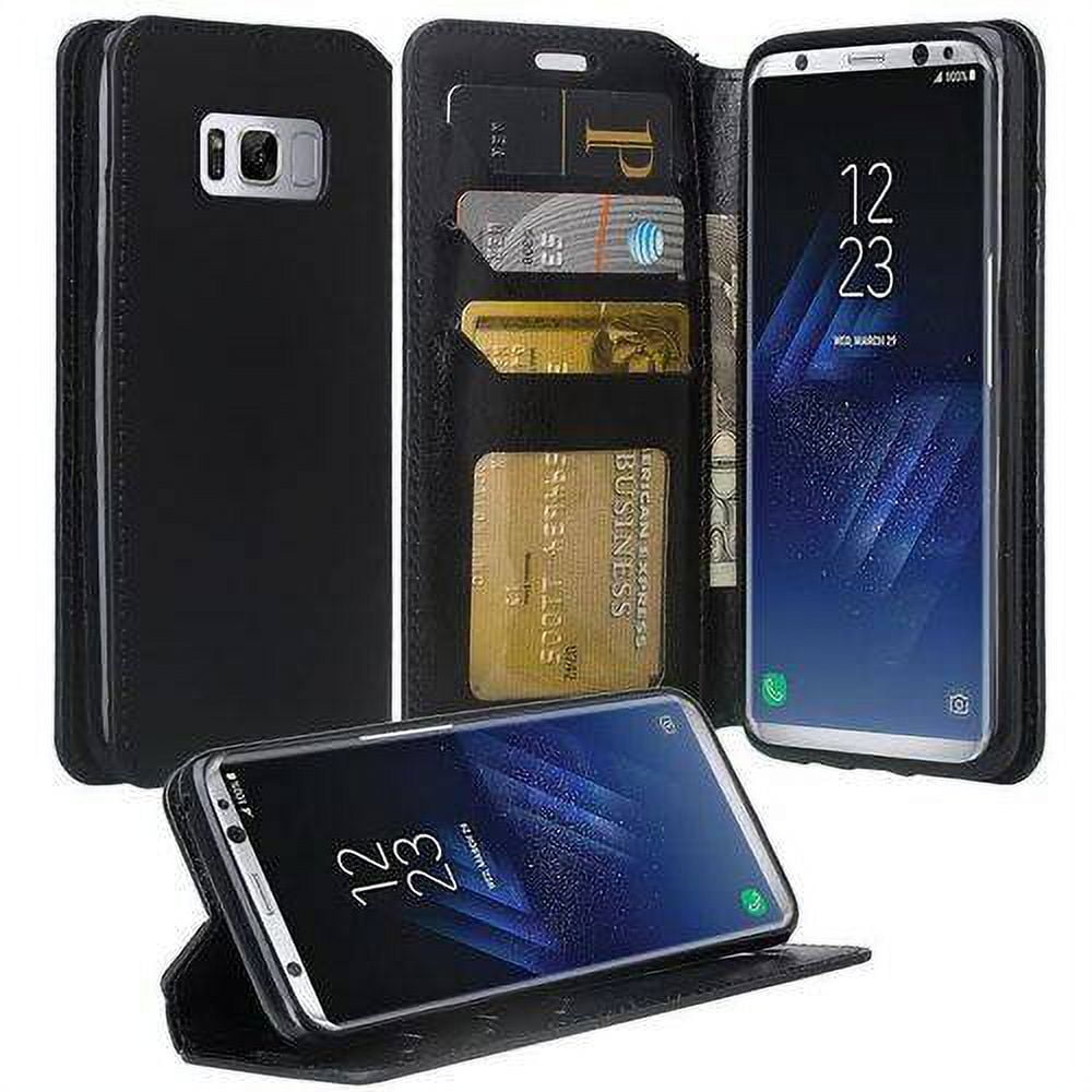 Protective Wallet Stand Case for Samsung Galaxy s8 Plus Perfect Fit