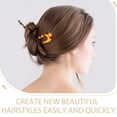 thumbnail image 3 of 4 horquillas elegantes para moños, pinzas para el pelo para cabello fino y grueso., 3 of 4