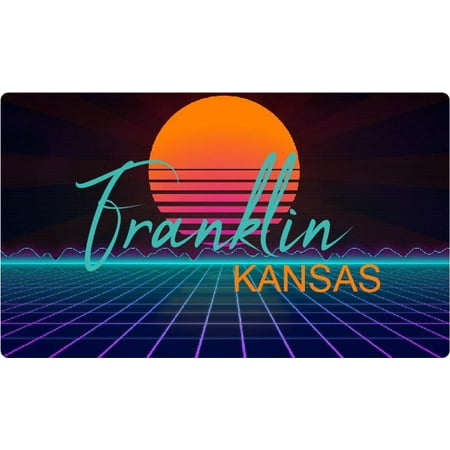 

Ellaville Georgia 4 X 2.25-Inch Fridge Magnet Retro Neon Design
