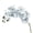 light blue, variant on Fnize Orchid Stems Artificial Flowers Real Touch Latex Faux Phalaenopsis Branches 9 Large Blooms 27.17 Inches 1pcs blue