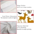 thumbnail image 5 of Hanging Towels 1 Pcs, Dish Towels Woodland Animals Absorbent Hand Towels with Hanging Loop Washcloth for Bathroom Kitchen, 5 of 6