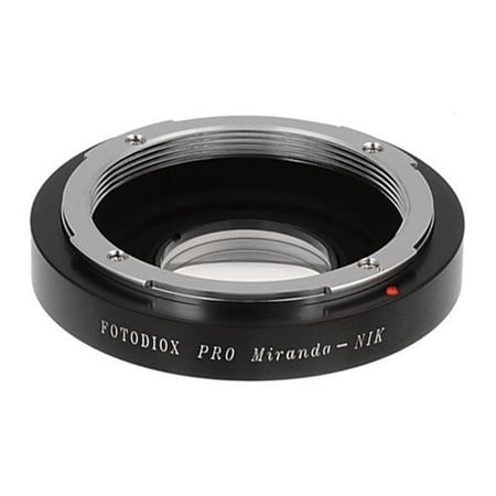 Fotodiox MIR-NikF-Pro Pro Lens Mount Adapter - Miranda SLR Lens To Nikon F Mount SLR Camera Body