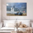 thumbnail image 2 of Elephant Stock Let Freedom Reign Wall Art - Horizontal Canvas Wall Art - Living Room Wall Decor - Architecture Canvas - Blue And Yellow Decor By Lori Deiter - 48" x 32", 2 of 8