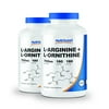 Nutricost L-Arginine L-Ornithine 750mg; 180 Capsules (2 Bottles)
