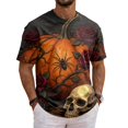 thumbnail image 5 of HAJWOH Mens Halloween Comfortable Crew Neck Short Sleeve Graphic T-Shirts Great for Halloween Costume Parties, 5 of 5