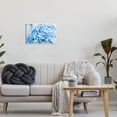 thumbnail image 2 of Blue Hydrangea Blossom Leaves Botanical & Floral Graphic Art Unframed Art Print Wall Art, 2 of 6