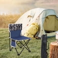 thumbnail image 3 of Silla plegable para exteriores, muebles de acampada con bolsa de almacenamiento, silla de pesca con respaldo alto para parque, césped, senderismo y, 3 of 8
