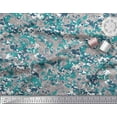 thumbnail image 2 of Soimoi Velvet Fabric Two Tone With Grey Camouflage Printed Fabric 1 Yard 58 Inch Wide, 2 of 3