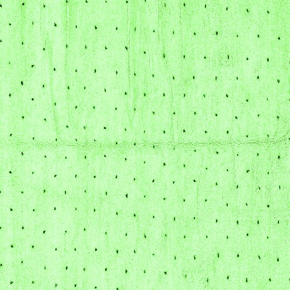 Ahgly Company Indoor Square Solid Green Modern Area Rugs, 7' Square