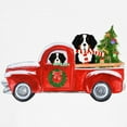 thumbnail image 3 of CafePress - Christmas Berner Red Truck Long Sleeve T Shirt - Unisex Cotton Long Sleeve T-Shirt, 3 of 4