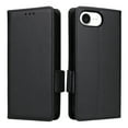 thumbnail image 6 of for iPhone 16e Case, Classic Design PU Leather Wallet Magnetic Closure Flip Case with Kickstand Card Holder Slot Shockproof Protective Cover for iPhone 16e - Black, 6 of 6