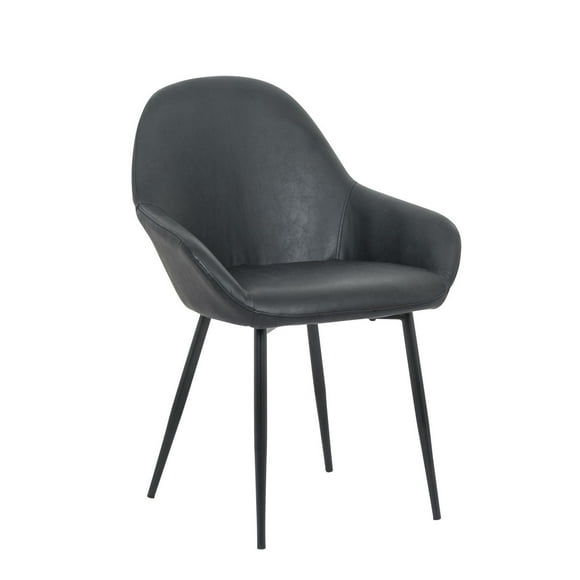 Fauteuil Burson noir pour salle à manger
