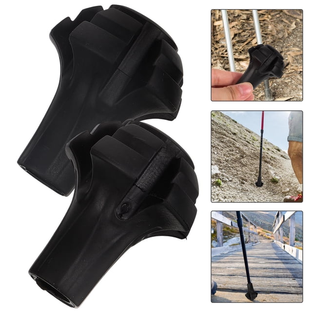 FENGGUIQU 2Ud Puntas Para Bastón De Trekking Fijas Fáciles De Instalar Y Resistencias