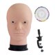 thumbnail image 3 of Cabeza de maniquí masculino calvo, modelo multifuncional para exhibición de pelucas, soporte para pelucas Estilo B, 3 of 7