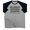 T-Shirt Heather Grey, variant on GYMISH Raglan Not Broken Funny Workout Gym T-Shirt for Men