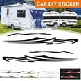 thumbnail image 6 of Personalizes Campers Side Body Stripes Sticker Easy to Apply Vinyls Decal Stickers Decorative for Trailer Motorhomes, 6 of 8