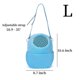 thumbnail image 3 of Pet Carrier Bag, Portable Outgoing Travel Handbags With Nylon Straps Small Pet Pouch For Hamster Rat Hedgehog, 3 of 5