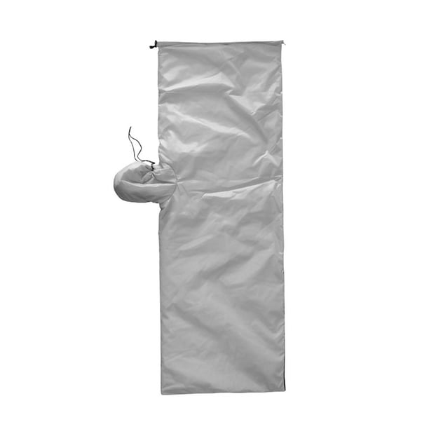 Poncho térmico Yuyangstore saco de dormir individual portátil gris