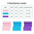 thumbnail image 3 of 3pcs Bandas Elásticas Ligas De Resistencia Ejercicio Fitness Yoga Pilates Ejercicio Xtellar multicolor, 3 of 3